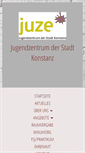 Mobile Screenshot of juze-konstanz.de